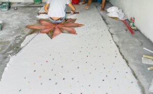 thi công đá mài terrazzo đà nẵng